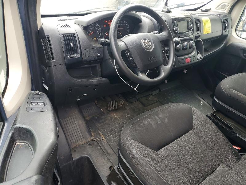 2021 Ram Promaster 3500 VIN 3C6MRVJGXME580152 COPART salvage auction — REAR END, Ca - Dis/Dlr/Exp Only Clean Title, sold $6,700 on 2026-07-30 (photo 8)