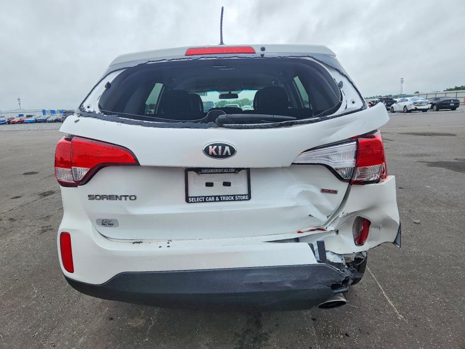 2015 Kia Sorento VIN 5XYKT3A67FG618651 COPART salvage auction — REAR END, Fl - Cert Of Title Slvg Rebuildable, sold $1,250 on 2026-07-08 (photo 6)
