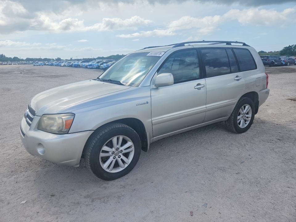 2007 Toyota Highlander VIN JTEGW21AX70019242 COPART salvage auction — MINOR DENT/SCRATCHES, Ga - Certificate Of Title, sold $1,100 on 2026-07-07 (photo 1)