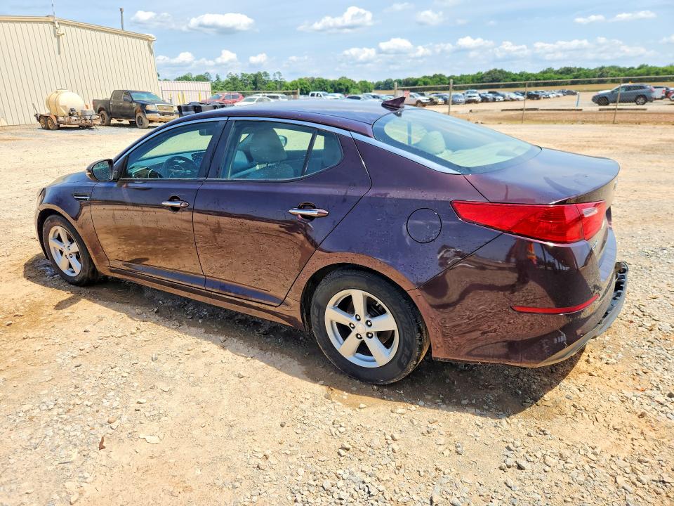 2014 Kia VIN 5XXGM4A79EG259324 COPART salvage auction — REAR END, Ar - Certificate Of Title (P), sold $500 on 2026-07-22 (photo 2)