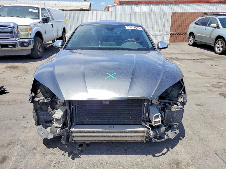 2018 Audi S5 VIN WAUP4AF53JA032803 COPART salvage auction — FRONT END, NV - SALVAGE TITLE, sold $8,200 on 2026-08-24 (photo 5)