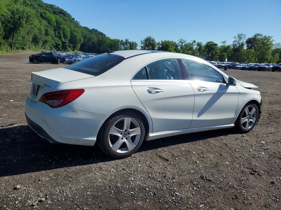 2018 Mercedes-benz Cla-klasse VIN WDDSJ4GB8JN606127 COPART salvage auction — FRONT END, Ct - Cert Of Title-Salvage, sold $2,200 on 2026-07-09 (photo 3)