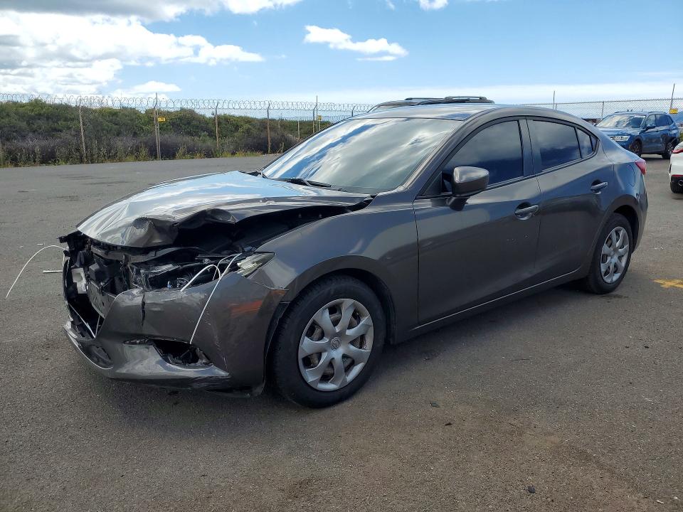 2017 Mazda 3 VIN JM1BN1U70H1120054 COPART salvage auction — FRONT END, HI - BILL OF SALE - PARTS ONLY, sold $775 on 2026-07-27 (photo 1)