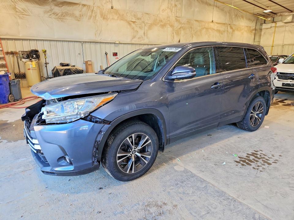 2019 Toyota VIN 5TDBZRFH7KS918800 COPART salvage auction — FRONT END, Salvage Title, sold $8,200 on 2026-07-15 (photo 1)