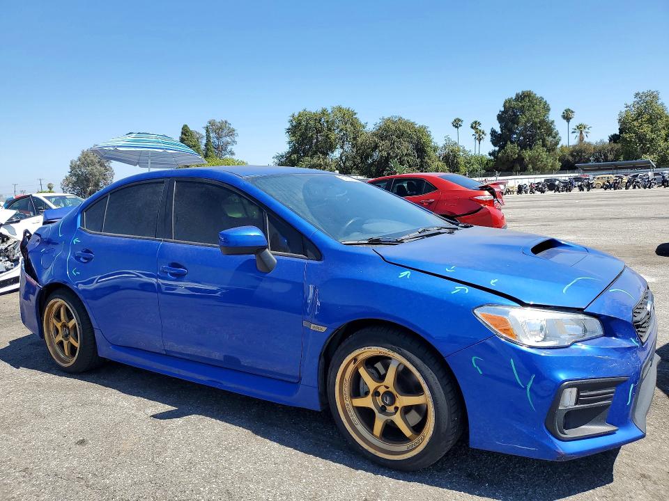 2020 Subaru Wrx VIN JF1VA1A69L9832633 COPART salvage auction — REAR END, Ca - Salvage Certificate, sold $3,650 on 2026-07-28 (photo 4)