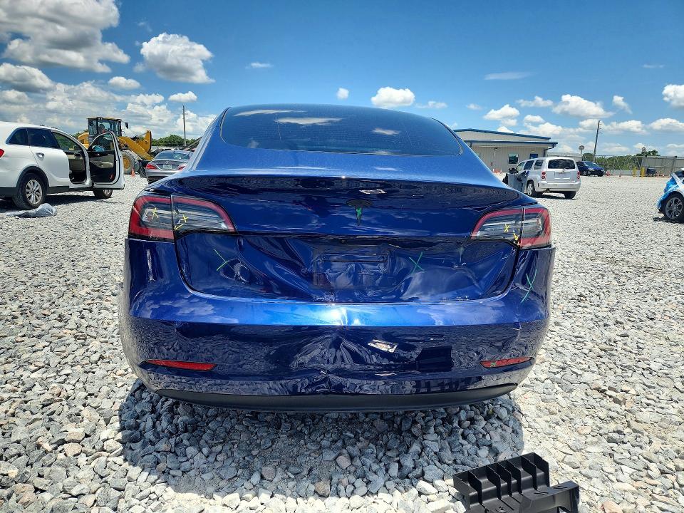 2023 Tesla Model 3 VIN 5YJ3E1EA2PF581664 COPART salvage auction — REAR END, Salvage Title, sold $9,700 on 2026-07-17 (photo 6)