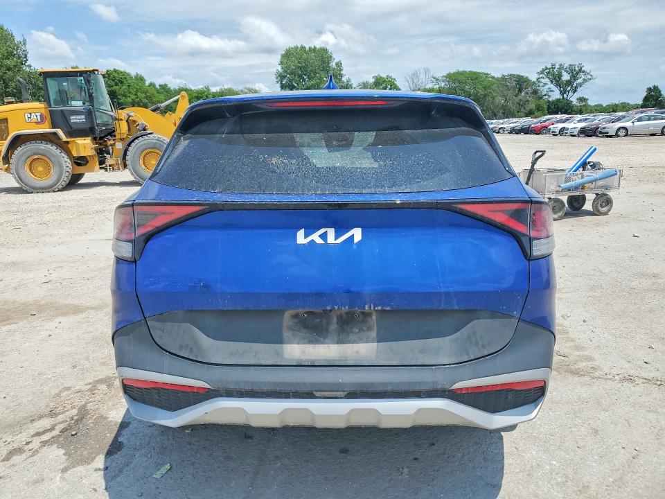 2023 Kia Sportage VIN 5XYK33AF8PG123683 COPART salvage auction — ALL OVER, IA - CERT OF TITLE-SALVAGE TITLE, sold $3,200 on 2026-07-24 (photo 6)