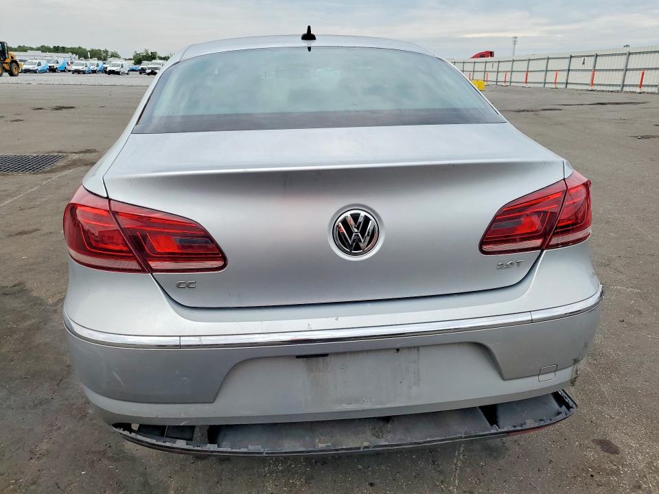2013 Volkswagen Passat cc VIN WVWBN7AN6DE513226 COPART salvage auction — REAR END, Fl - Cert Of Title Slvg Rebuildable, sold $600 on 2026-07-08 (photo 6)