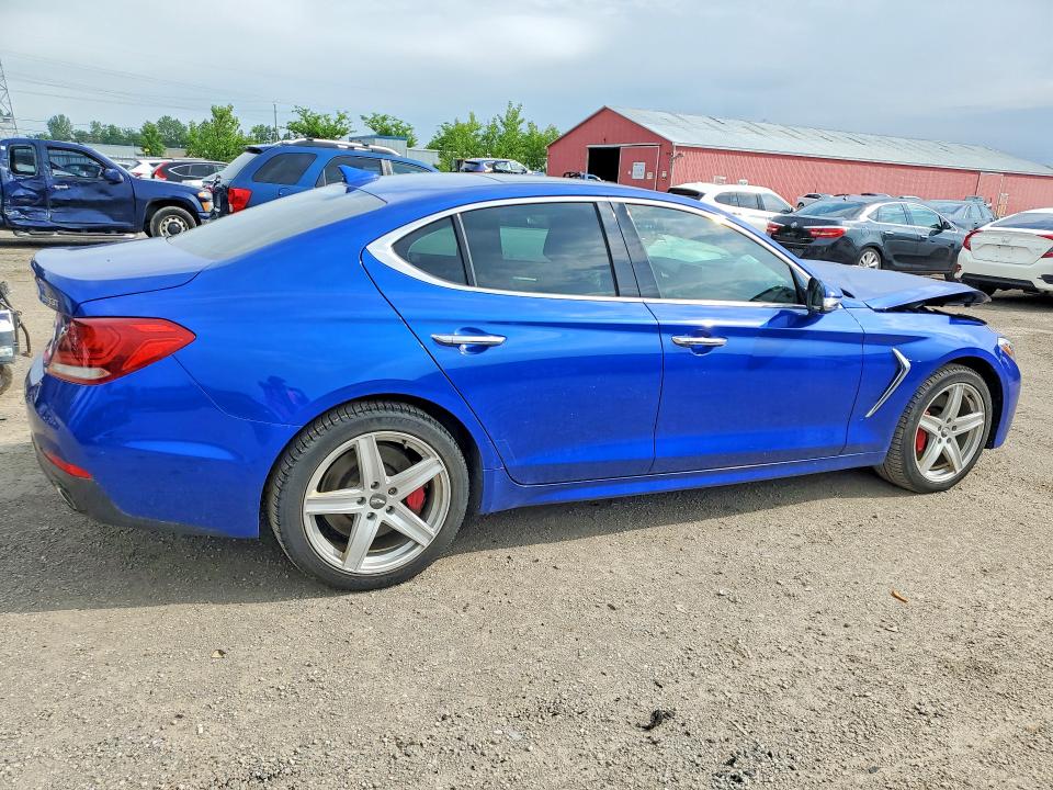 2019 Genesis G70 VIN KMTG54LE1KU010788 COPART salvage auction — FRONT END, On - Permit Salvage, sold $4,650 on 2026-07-16 (photo 3)