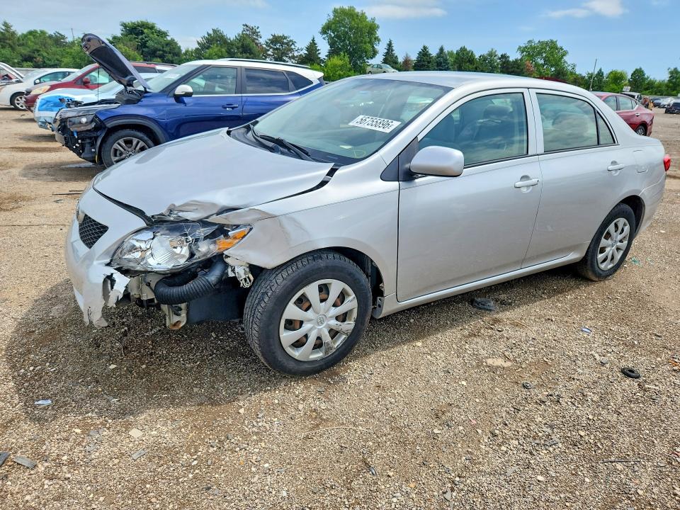 2010 Toyota Corolla VIN JTDBU4EE2AJ056283 COPART salvage auction — FRONT END, Il - Salvage Certificate, sold $2,050 on 2026-07-16 (photo 1)