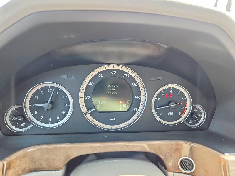 2011 Mercedes-benz E-class VIN WDDHF5GB6BA368076 COPART salvage auction — FRONT END, Tx - Salvage Vehicle Title, sold $1,800 on 2026-07-06 (photo 9)