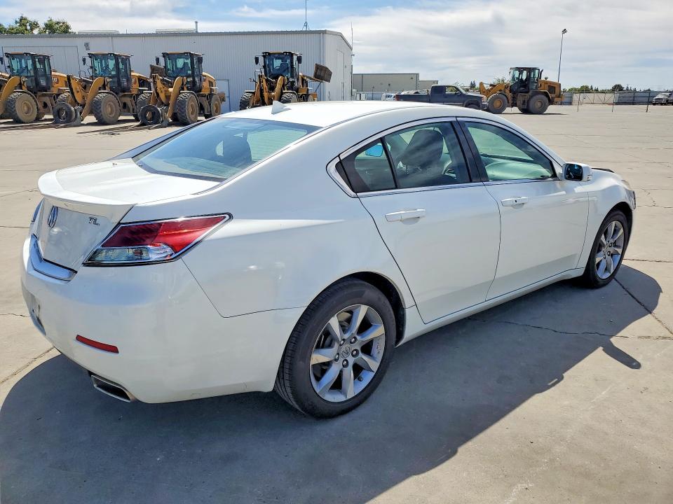 2013 Acura Tl VIN 19UUA8F55DA000058 COPART salvage auction — FRONT END, Ca - Salvage Certificate, sold $2,600 on 2026-07-20 (photo 3)