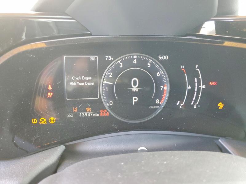 2022 Lexus Nx VIN 2T2ADCEZ5NC001428 COPART salvage auction — FRONT END, Az - Dis/Dlr/Exp Only Salvage Title (P), sold $12,900 on 2026-07-27 (photo 9)