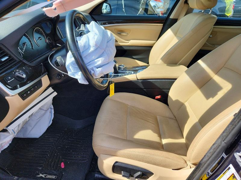 2016 BMW 5er VIN WBA5A7C51GG643071 COPART salvage auction — FRONT END, Il - Salvage Certificate, sold $4,300 on 2026-07-14 (photo 7)