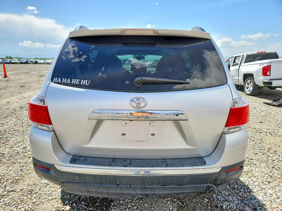 2013 Toyota Highlander VIN 5TDYK3EH0DS116234 COPART salvage auction — FRONT END, Co - Public - Salvage Title, sold $5,800 on 2026-07-09 (photo 6)