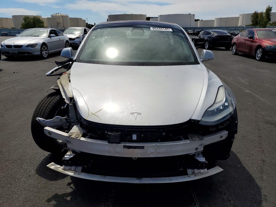2018 Tesla Model 3 VIN 5YJ3E1EB4JF091193 COPART salvage auction — FRONT END, Ca - Salvage Certificate, sold $6,800 on 2026-07-08 (photo 5)