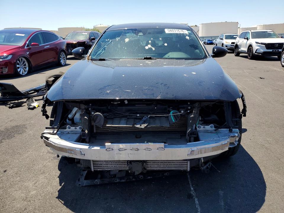 2021 Honda Accord VIN 1HGCV1F39MA079076 COPART salvage auction — FRONT END, CA - SALVAGE CERTIFICATE, sold $8,300 on 2026-07-27 (photo 5)