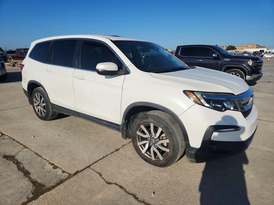 2021 Honda Pilot VIN 5FNYF5H55MB021044 COPART salvage auction — HAIL, TX - CERT OF TITLE-REBUILT SALVAGE, sold $8,200 on 2026-07-23 (photo 4)
