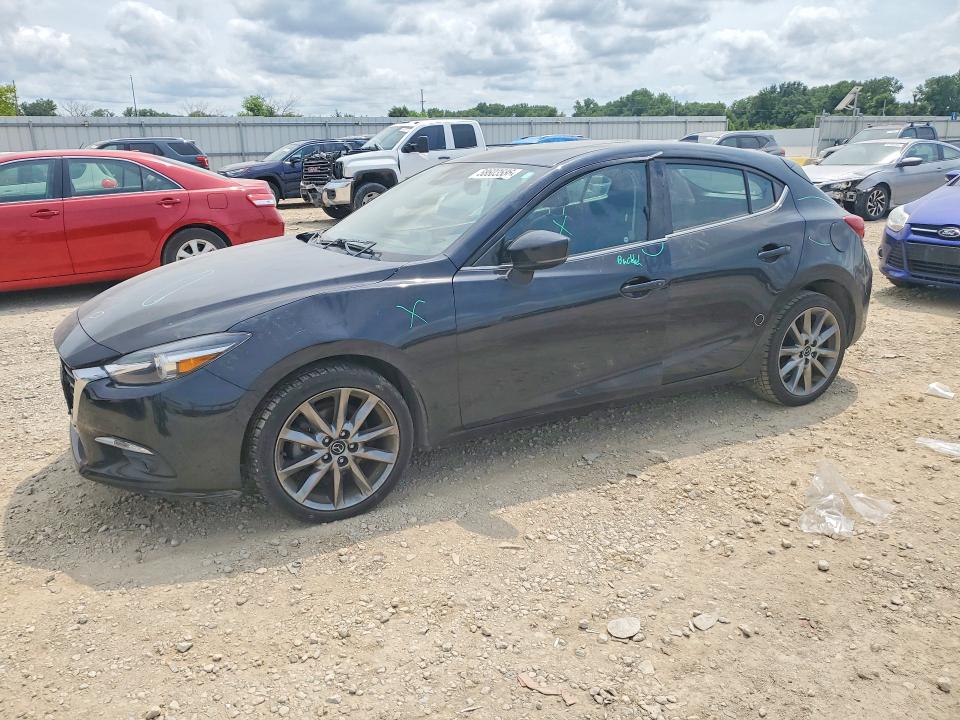2018 Mazda 3 VIN 3MZBN1M33JM190456 COPART salvage auction — FRONT END, MO - CERTIFICATE OF TITLE, sold $7,100 on 2026-07-28 (photo 1)
