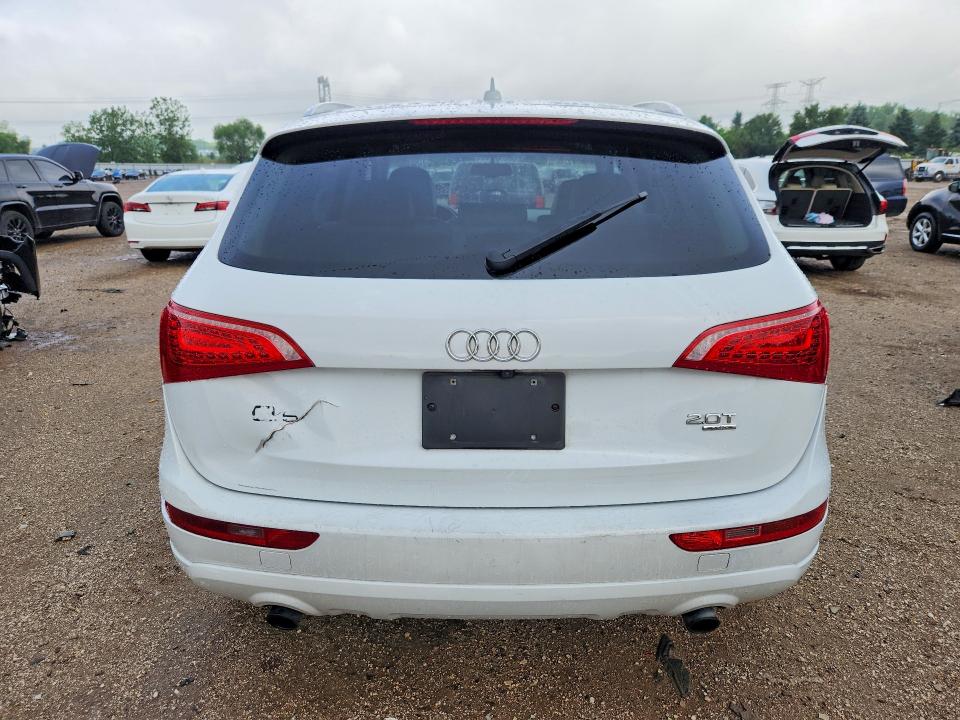 2012 Audi Q5 VIN WA1LFAFP9CA056629 COPART salvage auction — HAIL, Il - Salvage Certificate, sold $1,200 on 2026-07-30 (photo 6)
