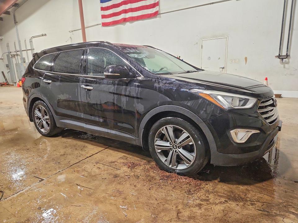 2014 Hyundai Santa fe VIN KM8SRDHF8EU055791 COPART salvage auction — MECHANICAL, Pa - Cert Of Title, sold $1,900 on 2026-07-07 (photo 4)