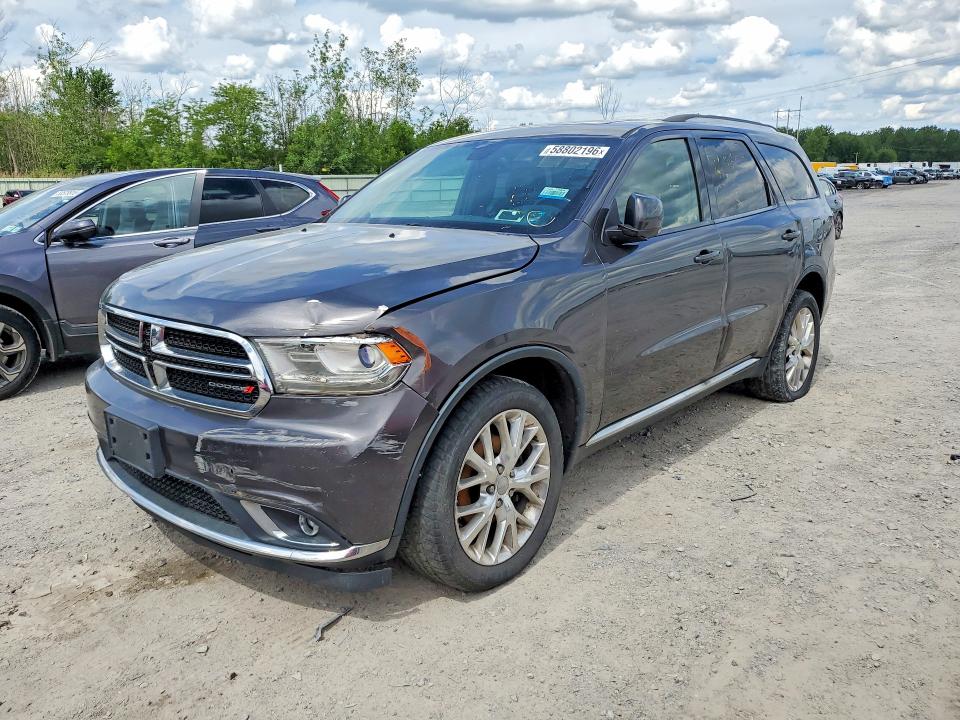2016 Dodge Durango VIN 1C4RDJDG4GC467262 COPART salvage auction — FRONT END, Fl - Certificate Of Title, sold $2,350 on 2026-07-09 (photo 1)