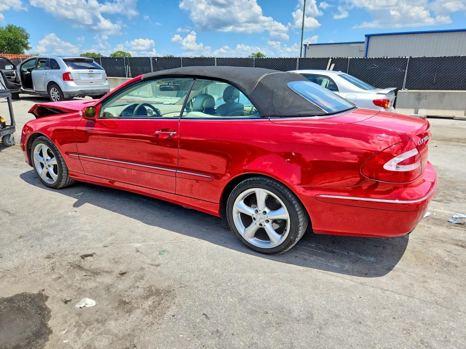2005 Mercedes-benz Clk-class VIN WDBTK65G15T053889 COPART salvage auction — FRONT END, Fl - Cert Of Title Slvg Rebuildable, sold $375 on 2026-07-30 (photo 2)