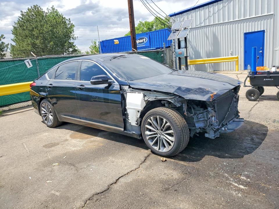 2015 Hyundai Genesis VIN KMHGN4JE0FU093486 COPART salvage auction — FRONT END, Co - Certificate Of Title (P), sold $1,200 on 2026-07-08 (photo 4)