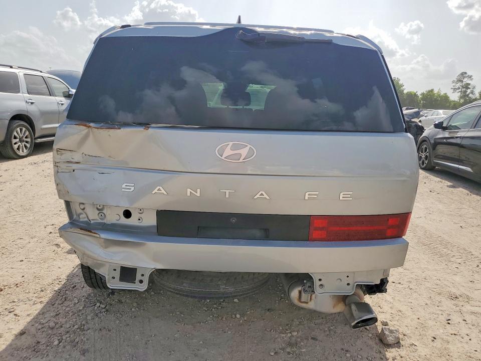 2024 Hyundai Santa fe VIN 5NMP14GL0RH040871 COPART salvage auction — REAR END, Wv - Salvage Certificate, sold $14,700 on 2026-07-24 (photo 6)