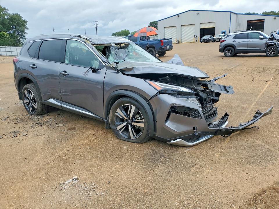 2023 Nissan Rogue VIN JN8BT3DC5PW107529 COPART salvage auction — FRONT END, Tx - Salvage Vehicle Title, sold $30 on 2026-07-13 (photo 4)