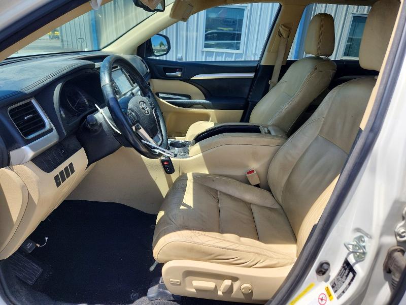 2015 Toyota Highlander VIN 5TDKKRFH4FS064486 COPART salvage auction — FRONT END, Ok - Cert Of Title-Salvage, sold $5,400 on 2026-07-15 (photo 7)