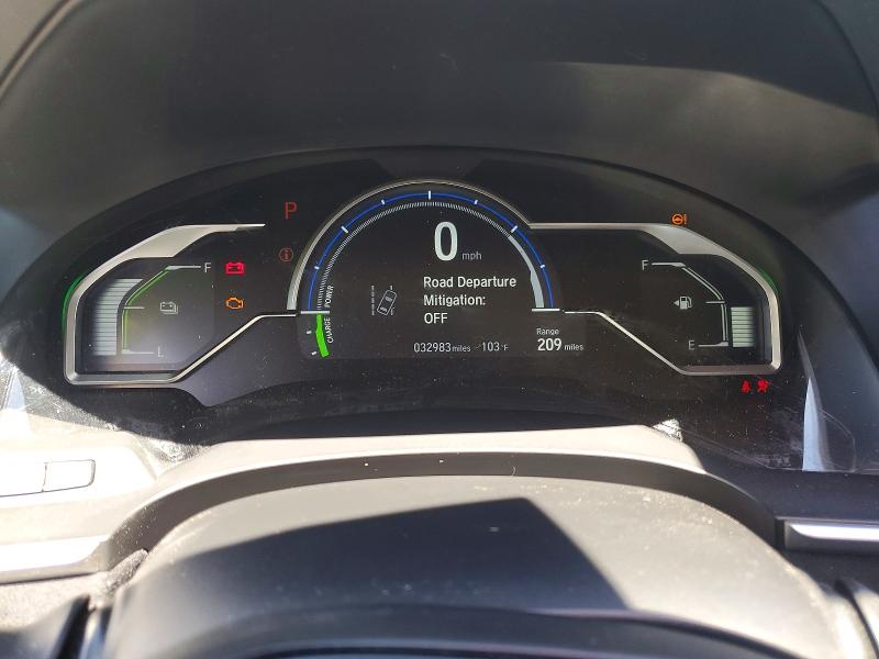 2018 Honda Clarity VIN JHMZC5F32JC001372 COPART salvage auction — FRONT END, Ut - Salvage Certificate, sold $275 on 2026-07-23 (photo 9)