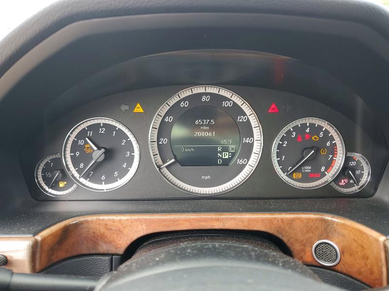 2010 Mercedes-benz E-klasse VIN WDDHF8HBXAA225372 COPART salvage auction — FRONT END, NC - SALVAGE CERTIFICATE OF TITLE, sold $475 on 2026-07-27 (photo 9)