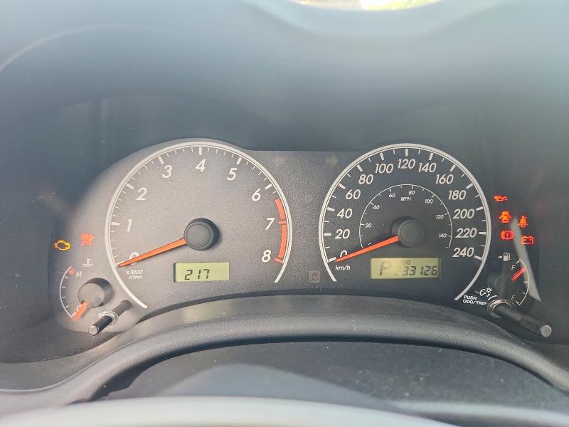 2009 Toyota Corolla VIN 2T1BU40E59C089681 COPART salvage auction — FRONT END, On - Permit No Brand - Unfit, sold $1,850 on 2026-07-02 (photo 9)