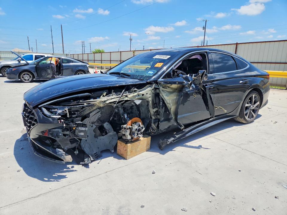 2023 Hyundai VIN KMHL44J21PA326950 COPART salvage auction — FRONT END, TX - SALVAGE VEHICLE TITLE, sold $175 on 2026-07-28 (photo 1)