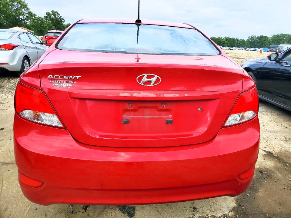 2016 Hyundai Accent VIN KMHCT4AE8GU991081 COPART salvage auction — FRONT END, Nj - Cert Of Title-Salvage, sold $850 on 2026-07-08 (photo 6)