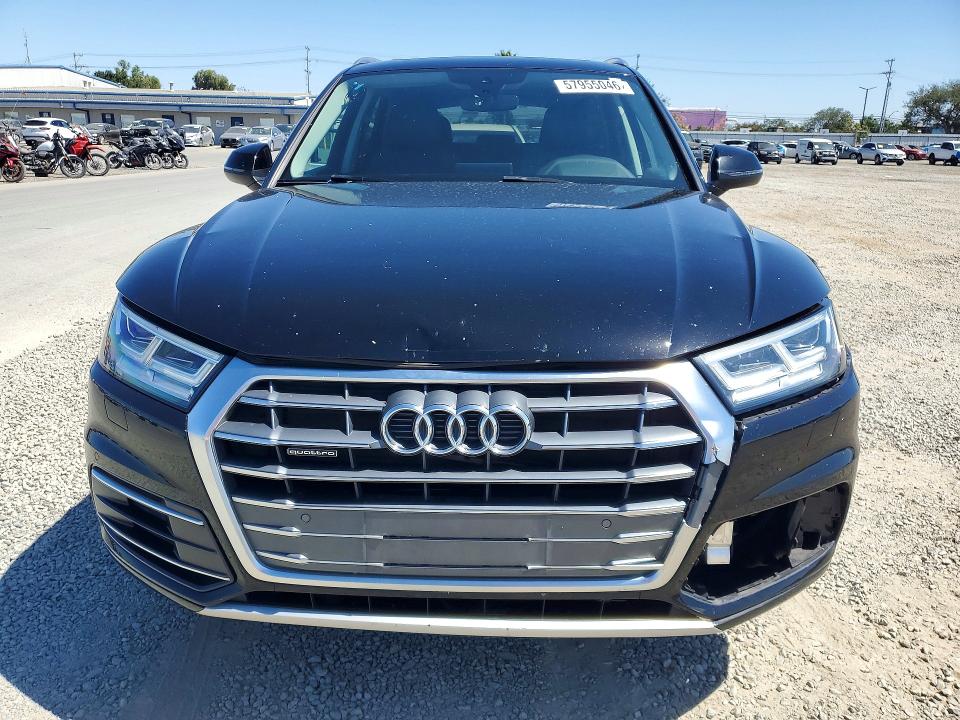 2018 Audi Q5 VIN WA1BNAFY7J2094763 COPART salvage auction — FRONT END, Ca - Salvage Certificate, sold $2,450 on 2026-07-21 (photo 5)