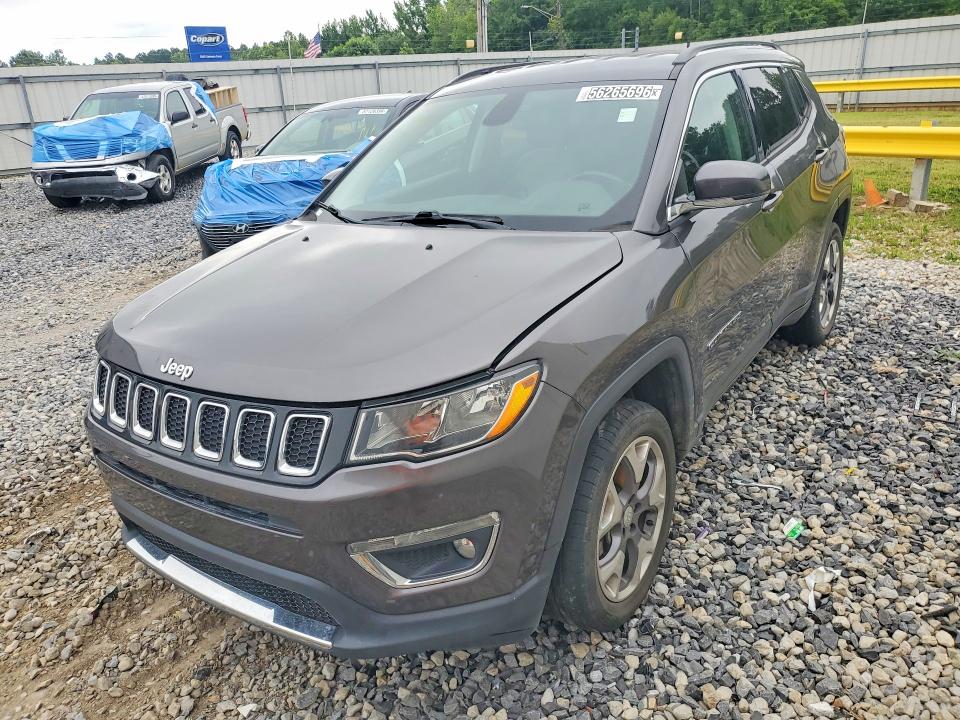 2020 Jeep Compass VIN 3C4NJDCBXLT127224 COPART salvage auction — NORMAL WEAR, TN - CERTIFICATE OF TITLE, sold $2,050 on 2026-07-09 (photo 1)
