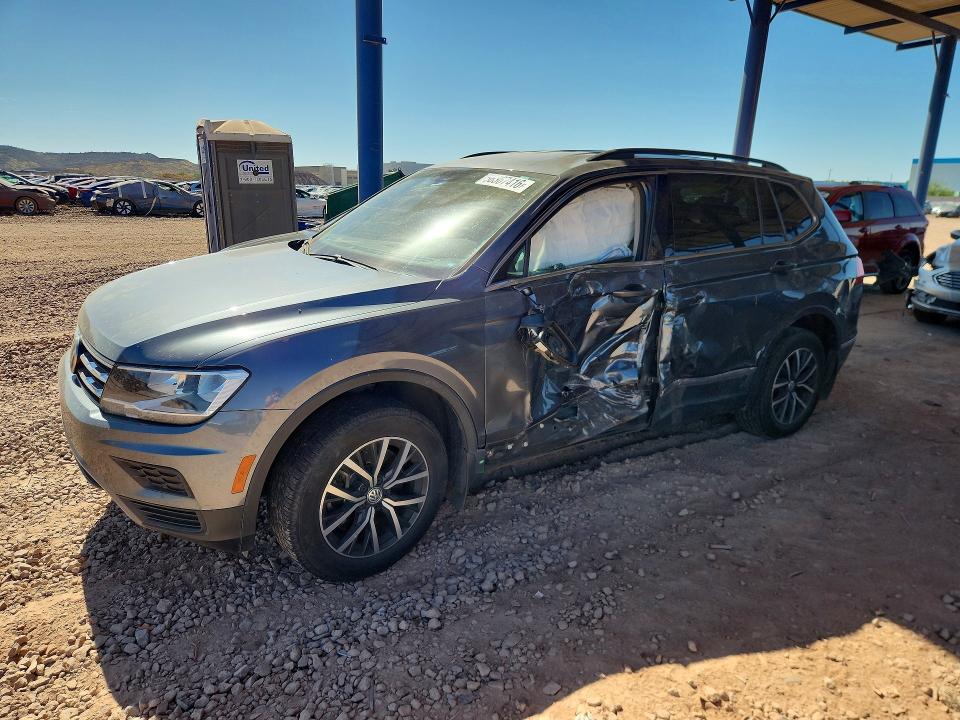 2020 Volkswagen Tiguan VIN 3VV3B7AX4LM122603 COPART salvage auction — SIDE, Az - Cert Of Title - Salvage, sold $2,900 on 2026-07-02 (photo 1)