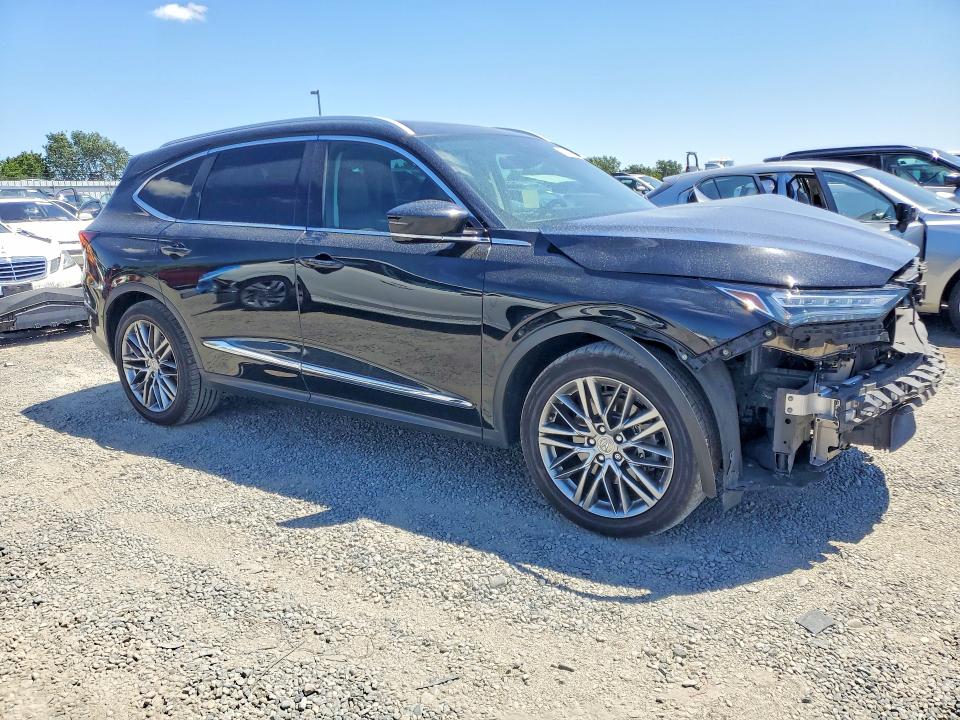2023 Acura Mdx VIN 5J8YE1H88PL040373 COPART salvage auction — FRONT END, CA - SALVAGE CERTIFICATE, sold $15 on 2026-07-23 (photo 4)