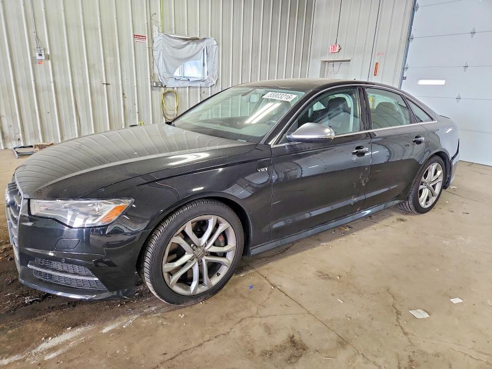 2016 Audi S6 VIN WAUF2AFCXGN154625 COPART salvage auction — REAR END, Wi - Certificate Of Title, sold $10,000 on 2026-08-03 (photo 1)