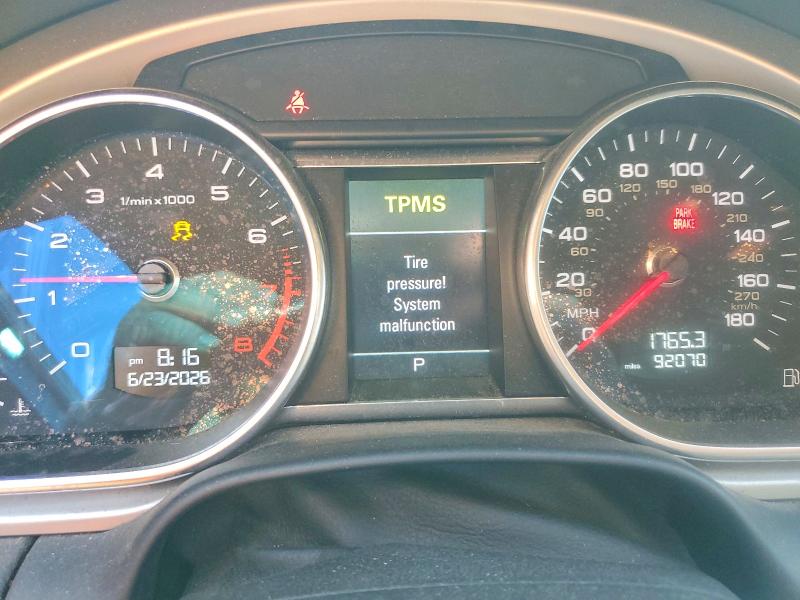 2012 Audi Q7 VIN WA1LGAFE0CD010018 COPART salvage auction — FRONT END, Co - Certificate Of Title, sold $1,300 on 2026-07-14 (photo 9)