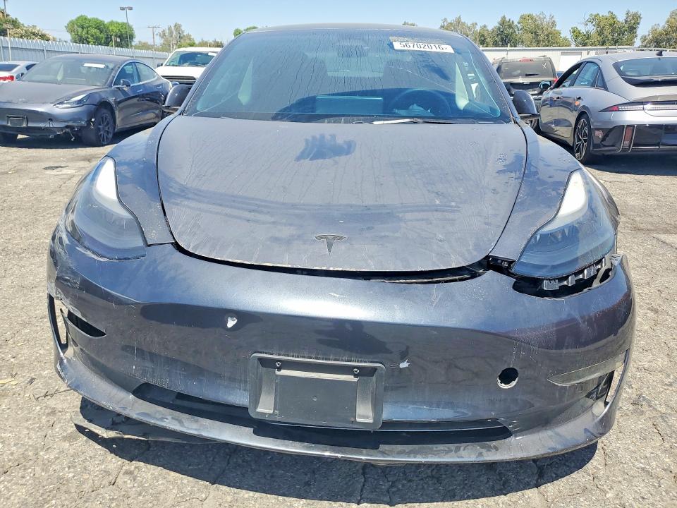 2023 Tesla Model 3 VIN 5YJ3E1EAXPF616161 COPART salvage auction — FRONT END, IN - CERT OF TITLE-SALVAGE TITLE, sold $5,300 on 2026-07-16 (photo 5)