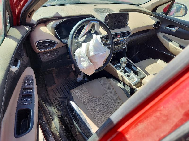2019 Hyundai Santa fe VIN 5NMS53AA2KH048752 COPART salvage auction — FRONT END, Nm - Certificate Of Title, sold $2,050 on 2026-07-09 (photo 8)