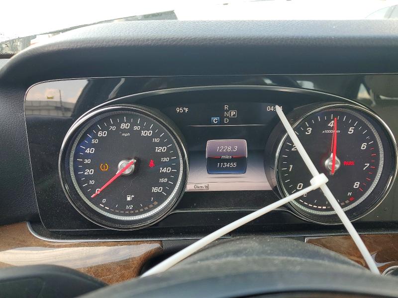 2018 Mercedes-benz E-class VIN WDDZF4JBXJA390989 COPART salvage auction — REAR END, Fl - Certificate Of Title, sold $8,000 on 2026-07-28 (photo 9)