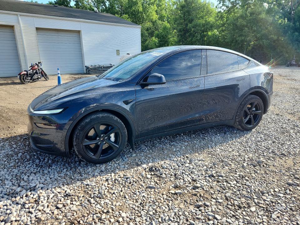 2026 Tesla Model y VIN 7SAYGDEE6TF346931 COPART salvage auction — HAIL, Oh - Cert Of Title-Salvage, sold $27,000 on 2026-07-08 (photo 1)