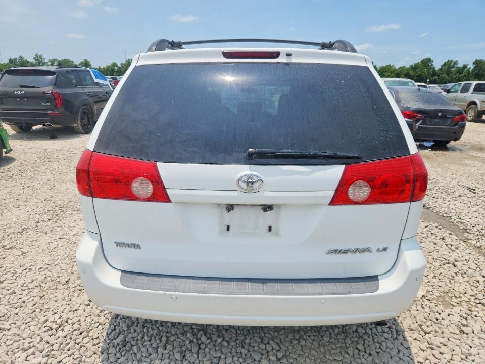 2010 Toyota Sienna VIN 5TDKK4CC0AS309143 COPART salvage auction — FRONT END, Tx - Salvage Vehicle Title, sold $1,400 on 2026-07-07 (photo 6)