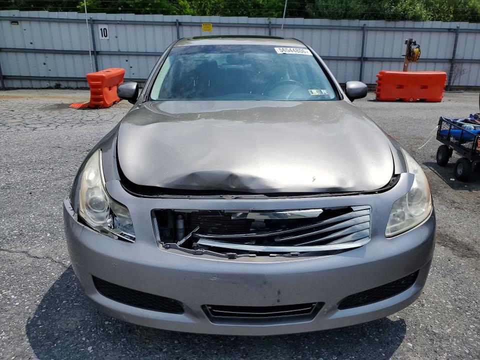 2007 Infiniti G VIN JNKBV61F07M812061 COPART salvage auction — FRONT END, Pa - Certificate Of Salvage, sold $500 on 2026-07-14 (photo 5)