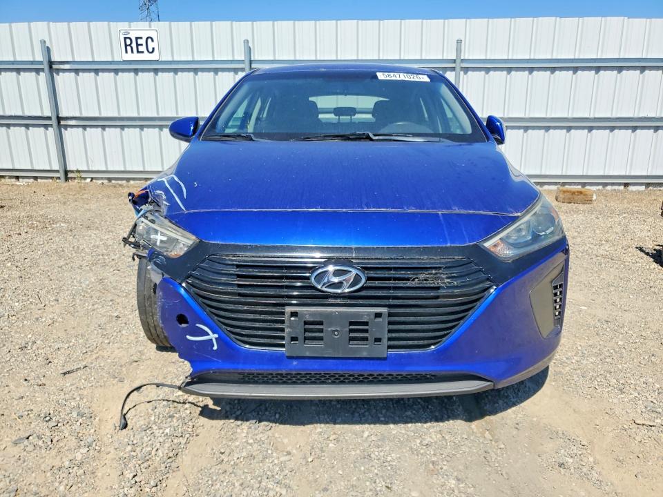 2019 Hyundai Ioniq VIN KMHC65LC3KU175624 COPART salvage auction — FRONT END, Ca - Dis/Dlr/Exp Only Lien Papers, sold $300 on 2026-07-08 (photo 5)