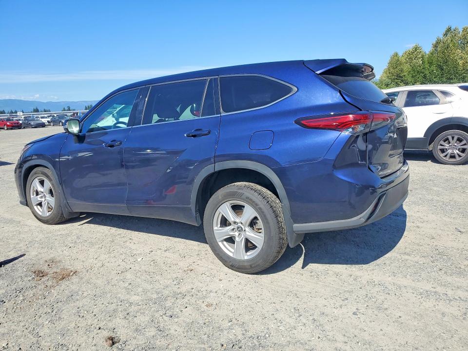 2021 Toyota VIN 5TDCZRBH2MS559210 COPART salvage auction — FRONT END, WA - BILL OF SALE, sold $60 on 2026-07-27 (photo 2)